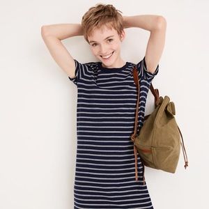 ✨ Madewell Epperson Stripe Tee Dress Great C…
